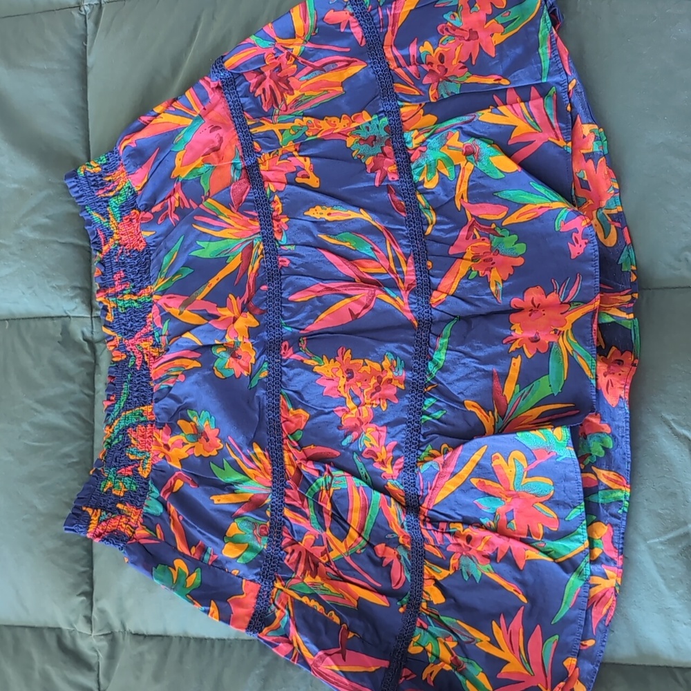 J. Crew tropical mini skirt